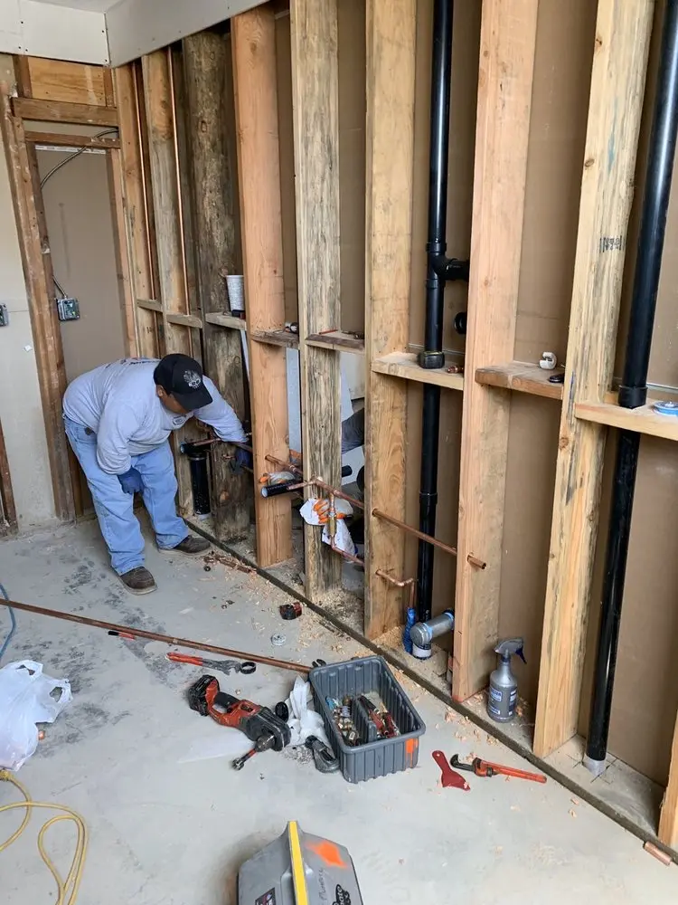 Commercial rough-in plumbing for Water Heater Replacement in Sibley Forest